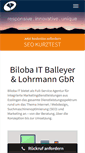 Mobile Screenshot of biloba-it.de